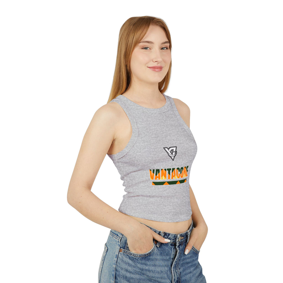 Citrus Chevron Women's Racerback Tank