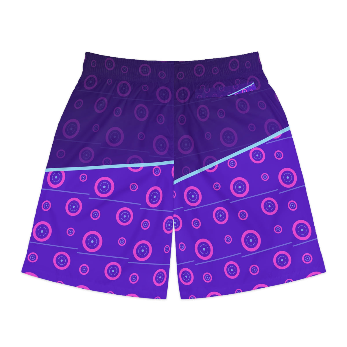 Training & Gym Ultra Violet Iron Plate Men's Athletic Shorts with Pockets