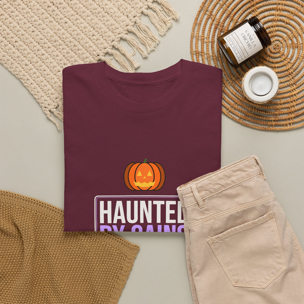 Haunted By Gains | Men's Halloween Graphic Gym T-Shirt