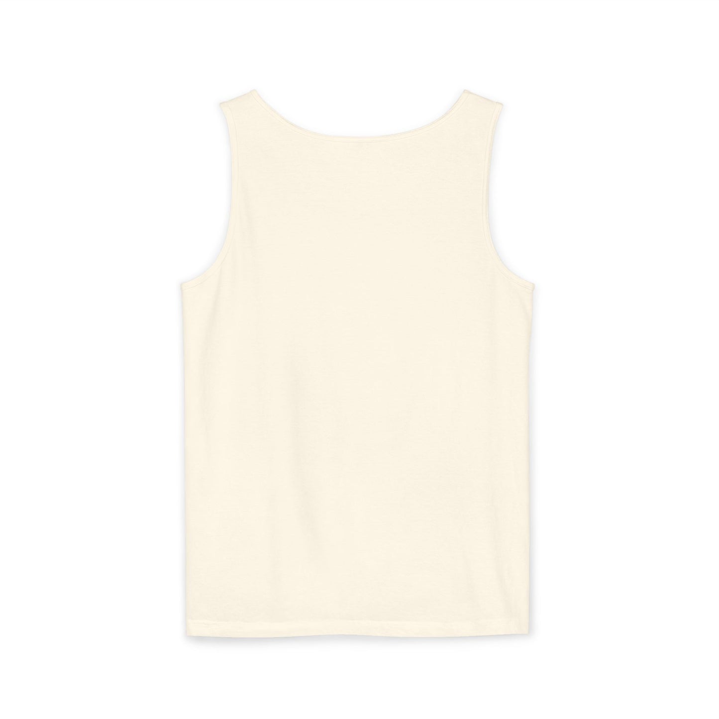 Minimal Geometric Triangle Logo Tank Top | Chest Emblem
