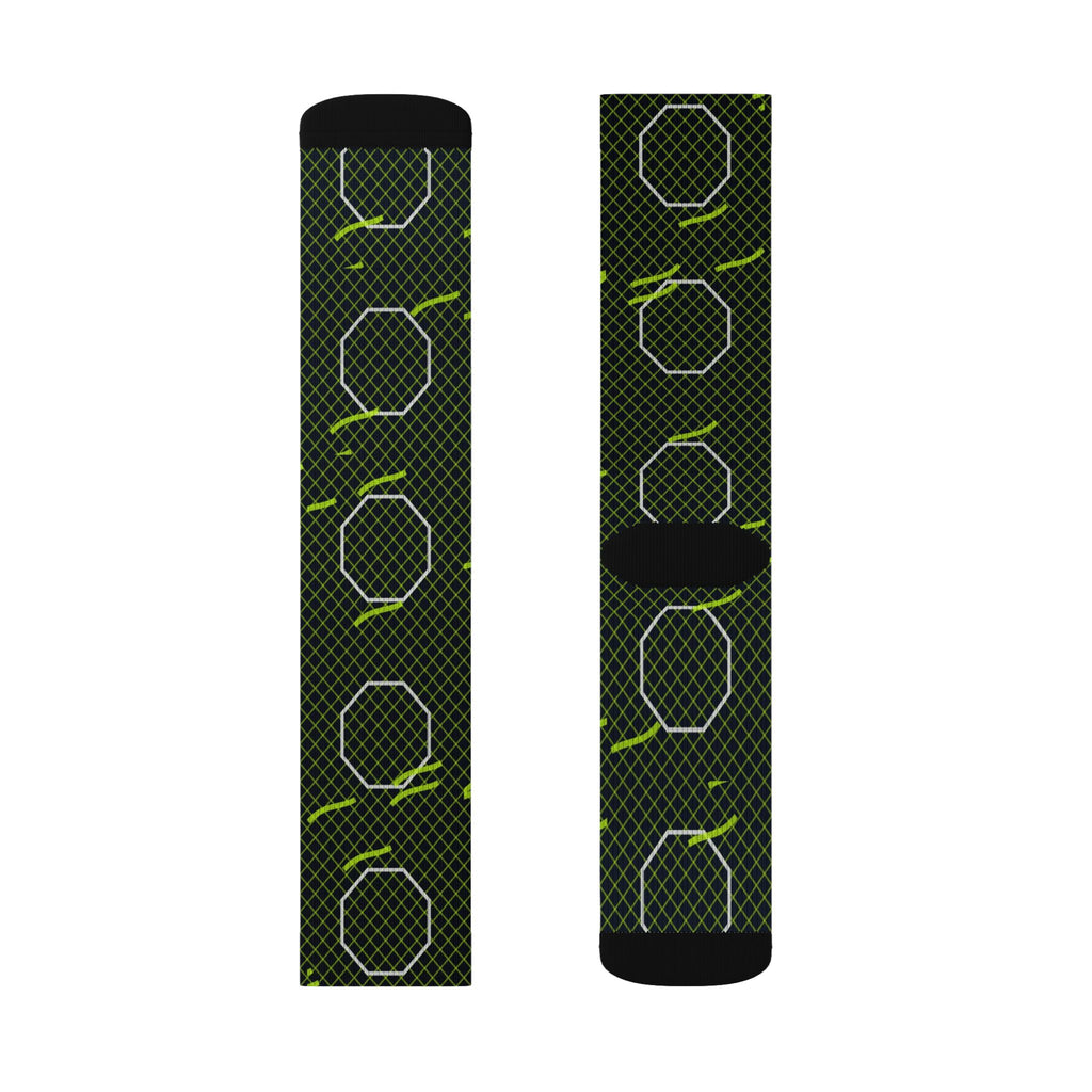 Combat Sports Volt Night Cage Mesh Athletic Crew Socks