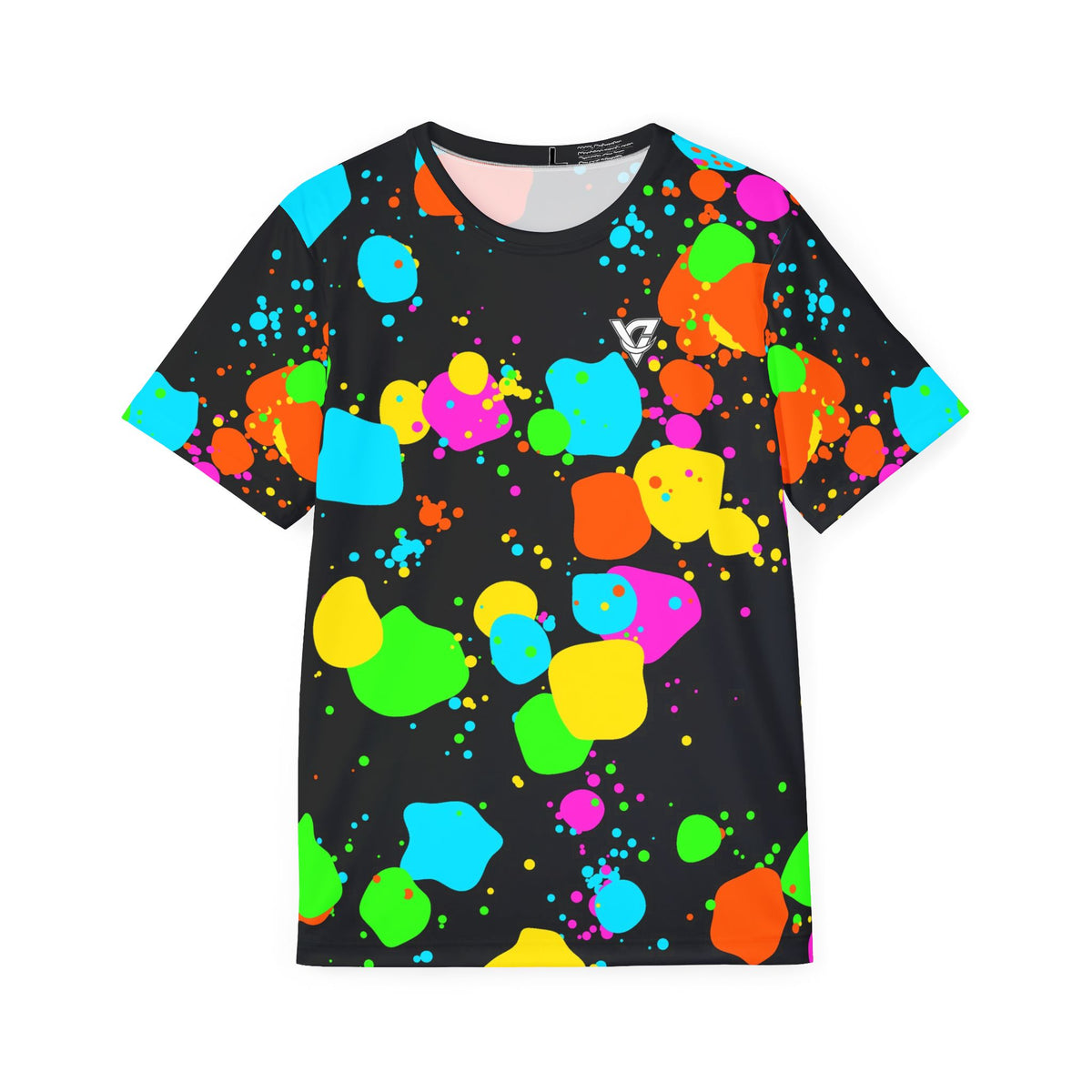 Neon Splatter Multipurpose Athletic Shirt