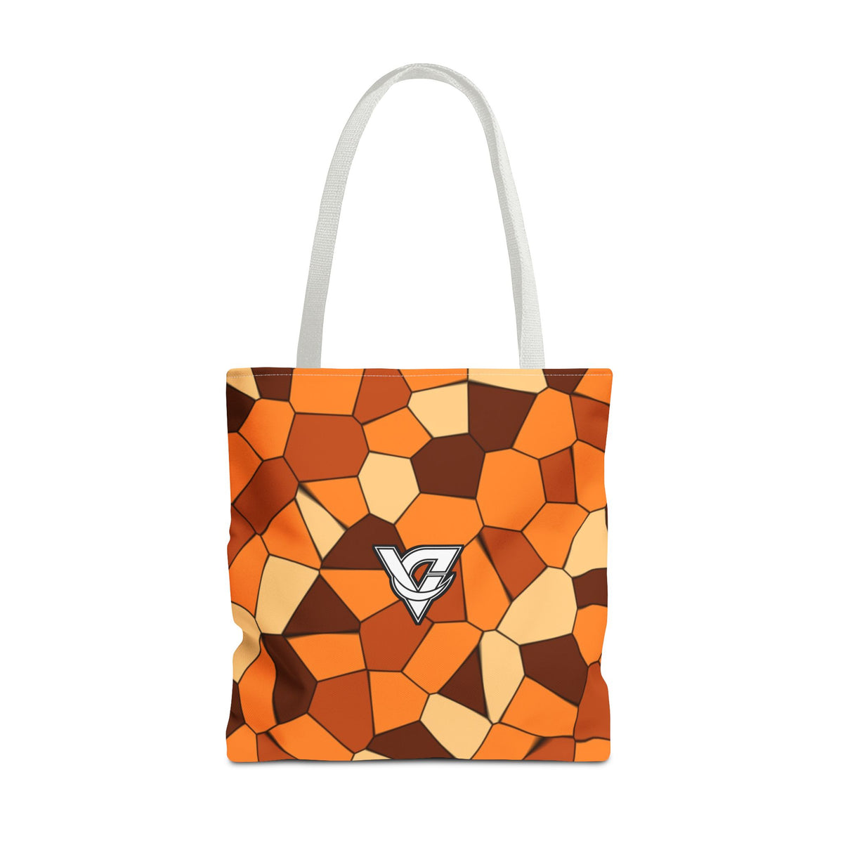 Pumpkin Mosaic Tote Bag — All-Over Print Gym & Everyday Tote