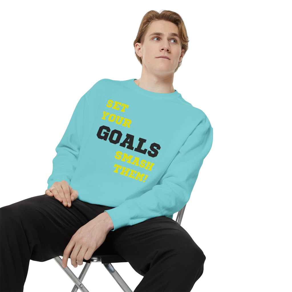 Set Goals | Motivational Crewneck Sweatshirt