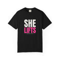 She Lifts | Women's Garment-Dyed Graphic Tee