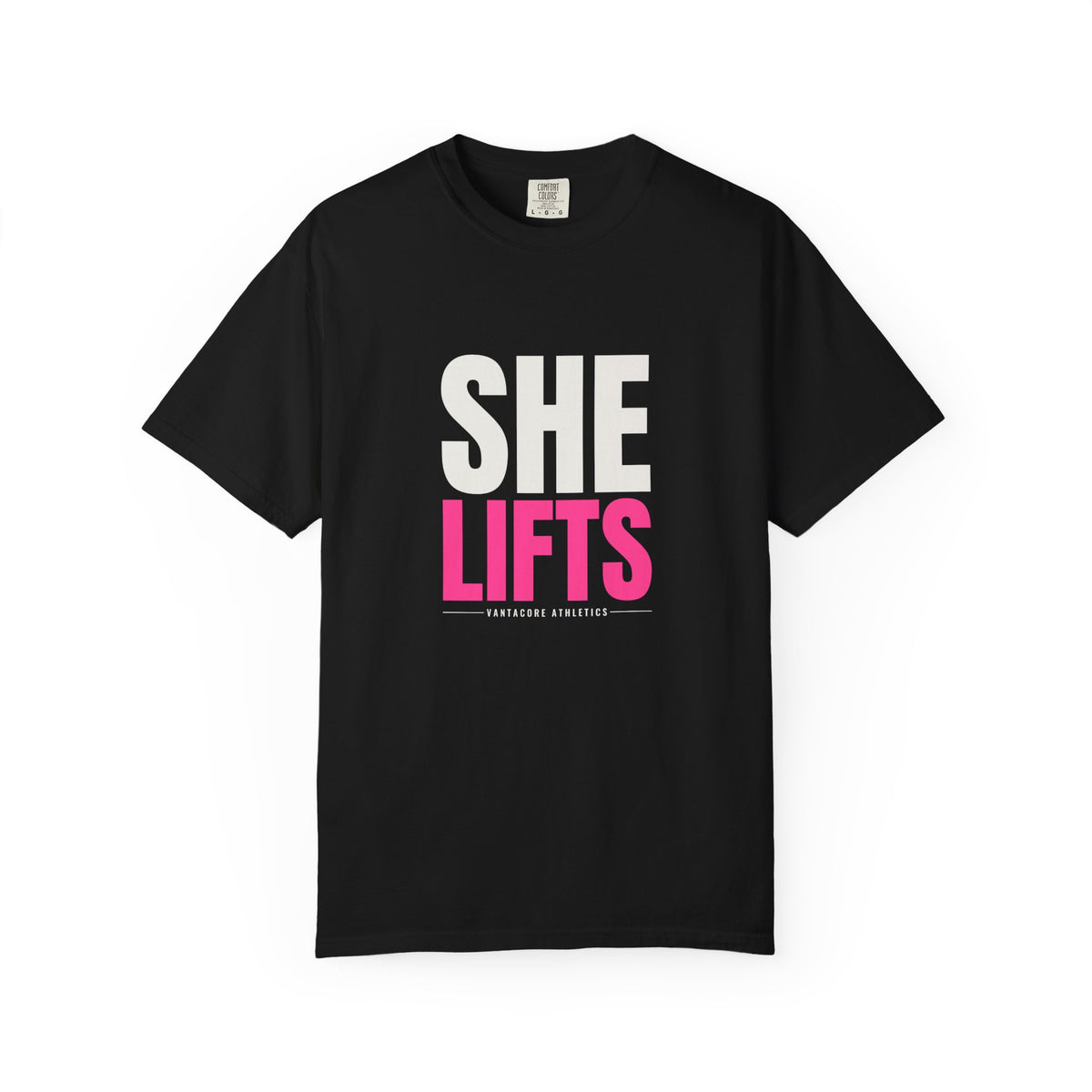 She Lifts | Women's Garment-Dyed Graphic Tee