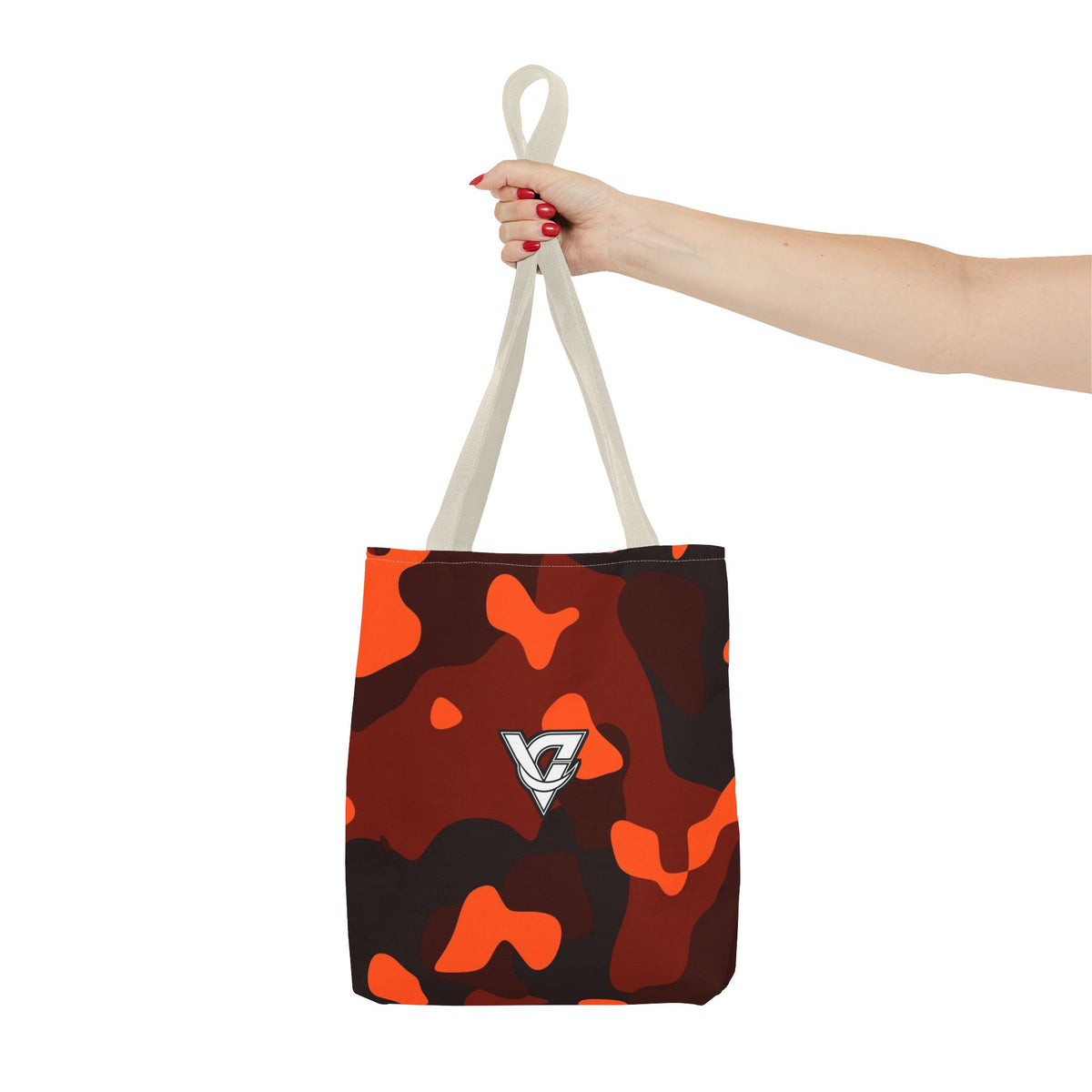 Ember Camo Tote Bag — All-Over Print Gym & Everyday Tote