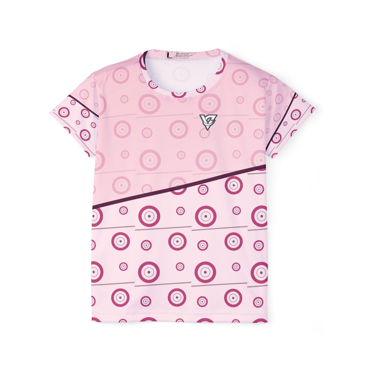 Training & Gym Blush Rose Iron Plate Women's Sports Jersey