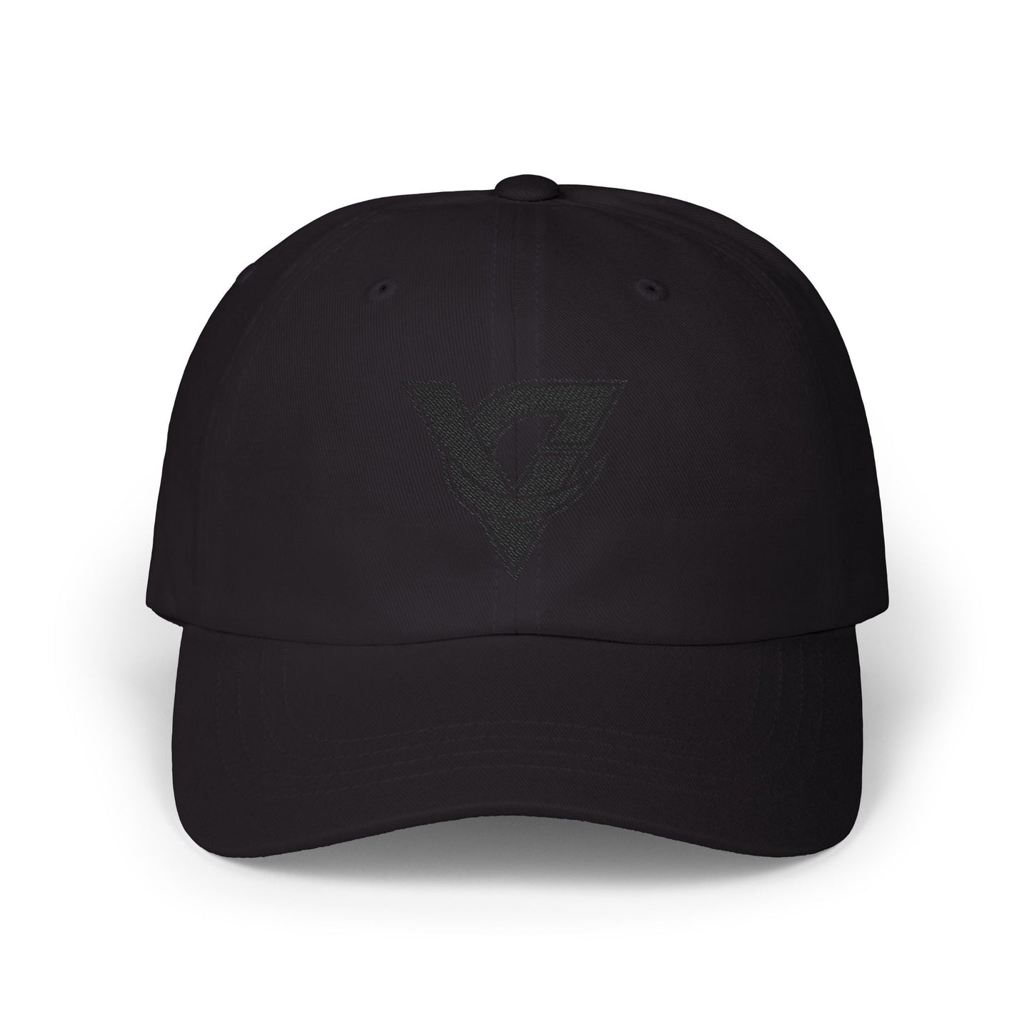 Dad Cap — Vintage Monogram Triangle Logo Embroidered Hat