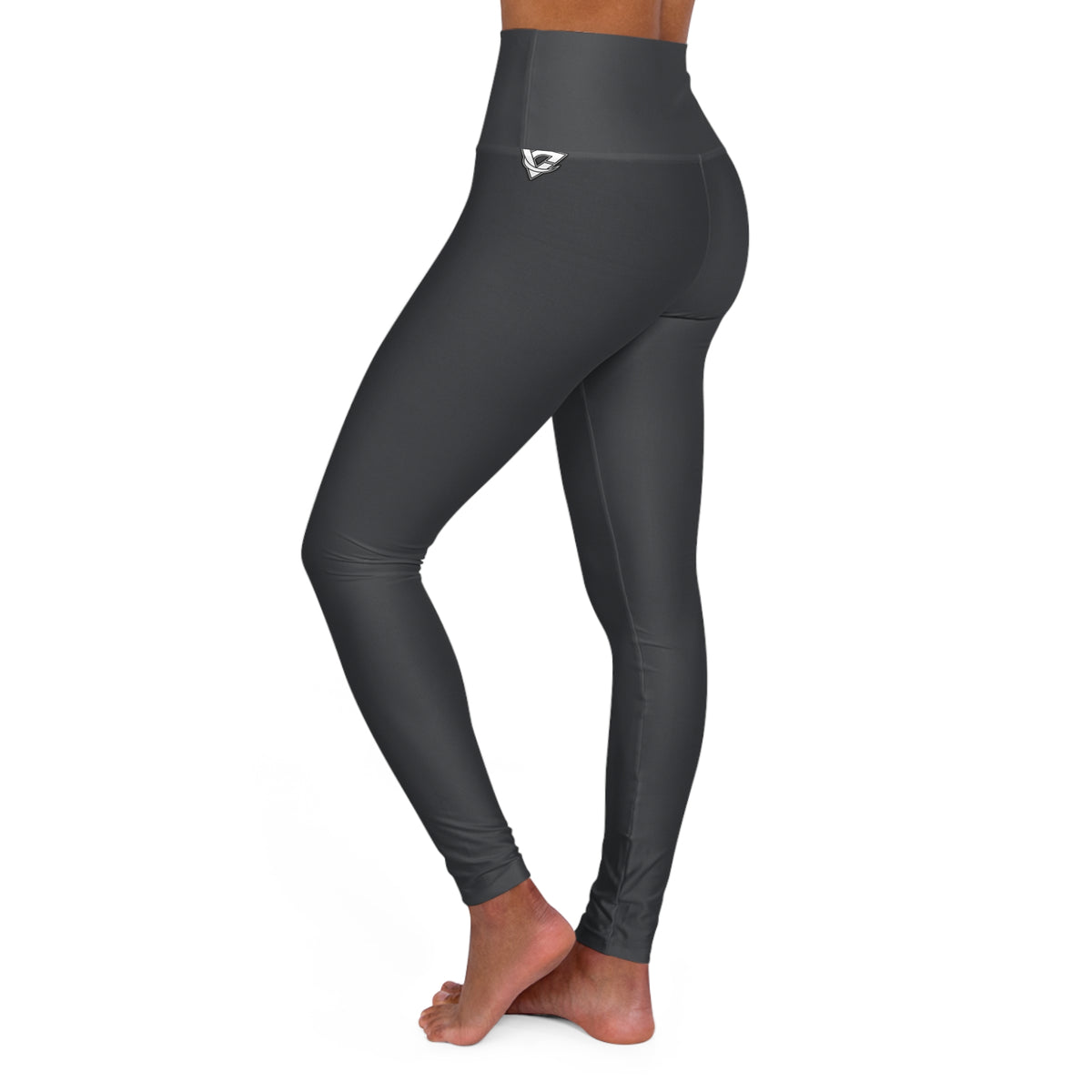 Charcoal Grey Essential High-Waisted Yoga Leggings