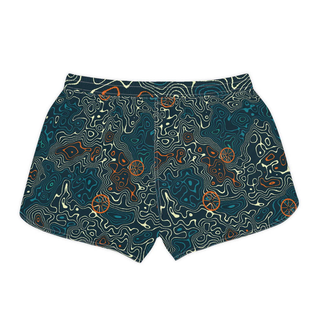 Cycling Peacock Topo Trail Women's Athletic Shorts with Pockets