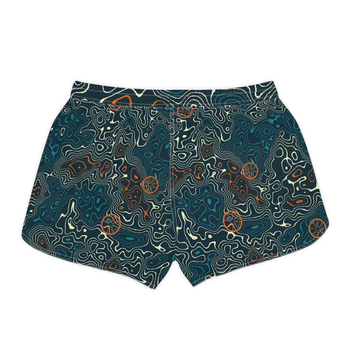 Cycling Peacock Topo Trail Women's Athletic Shorts with Pockets