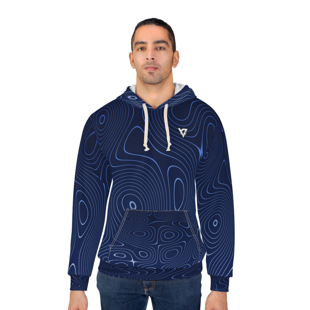 Cobalt Topo Men's Pullover Hoodie