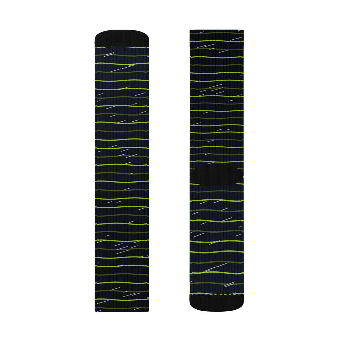 Running Volt Night Pace Lanes Athletic Crew Socks