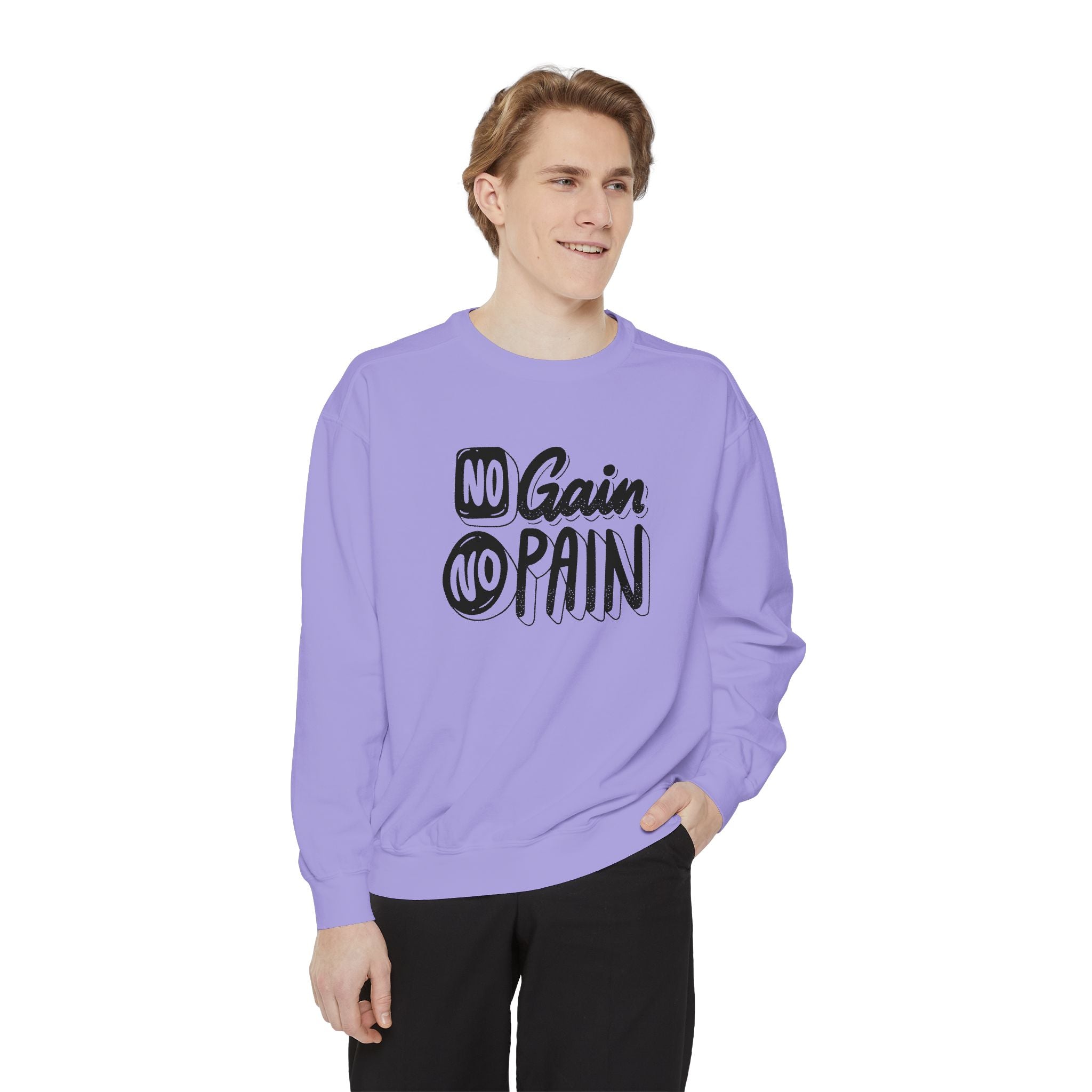 No Gain No Pain Sweatshirt | Motivational Fitness Crewneck