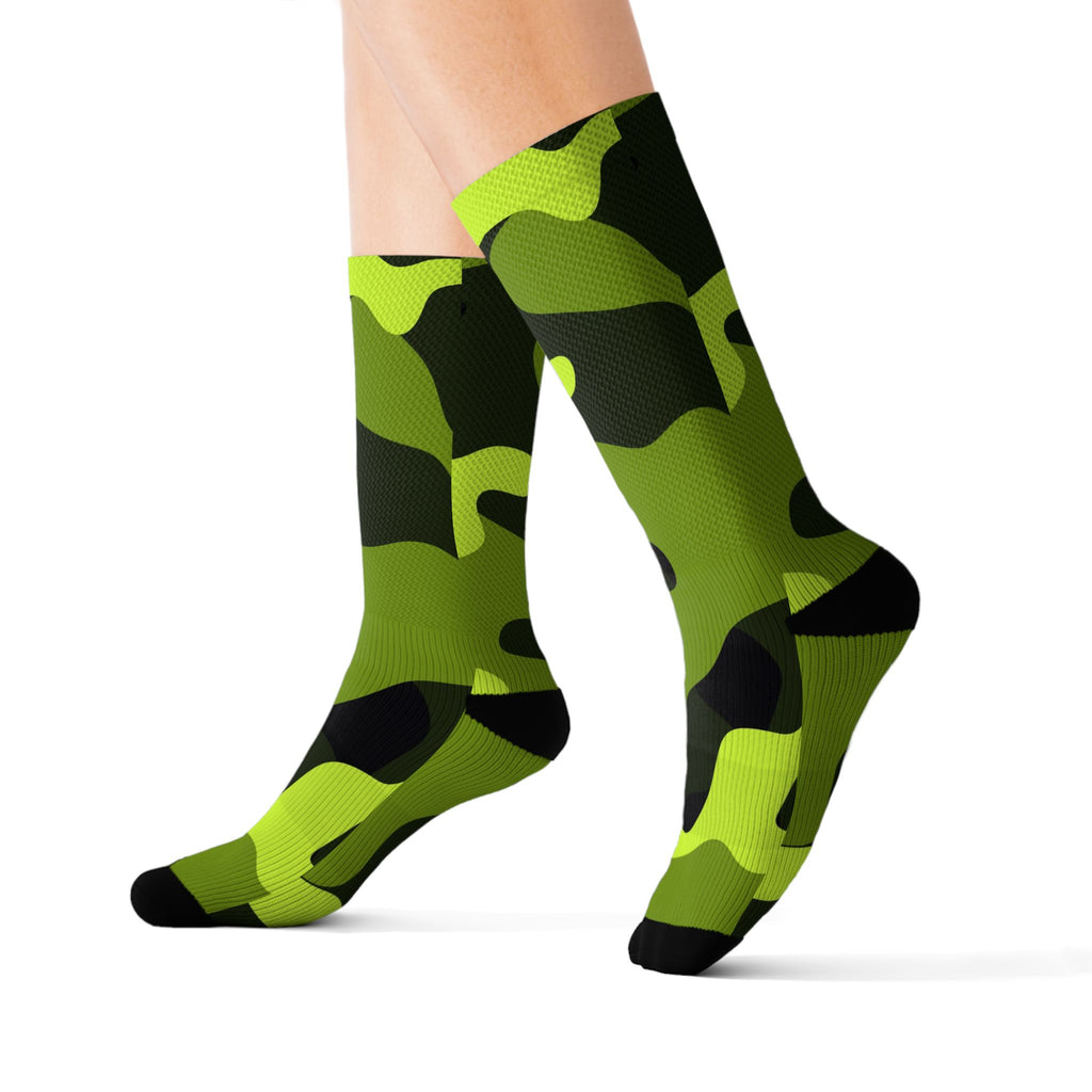 Volt Camo Athletic Crew Socks