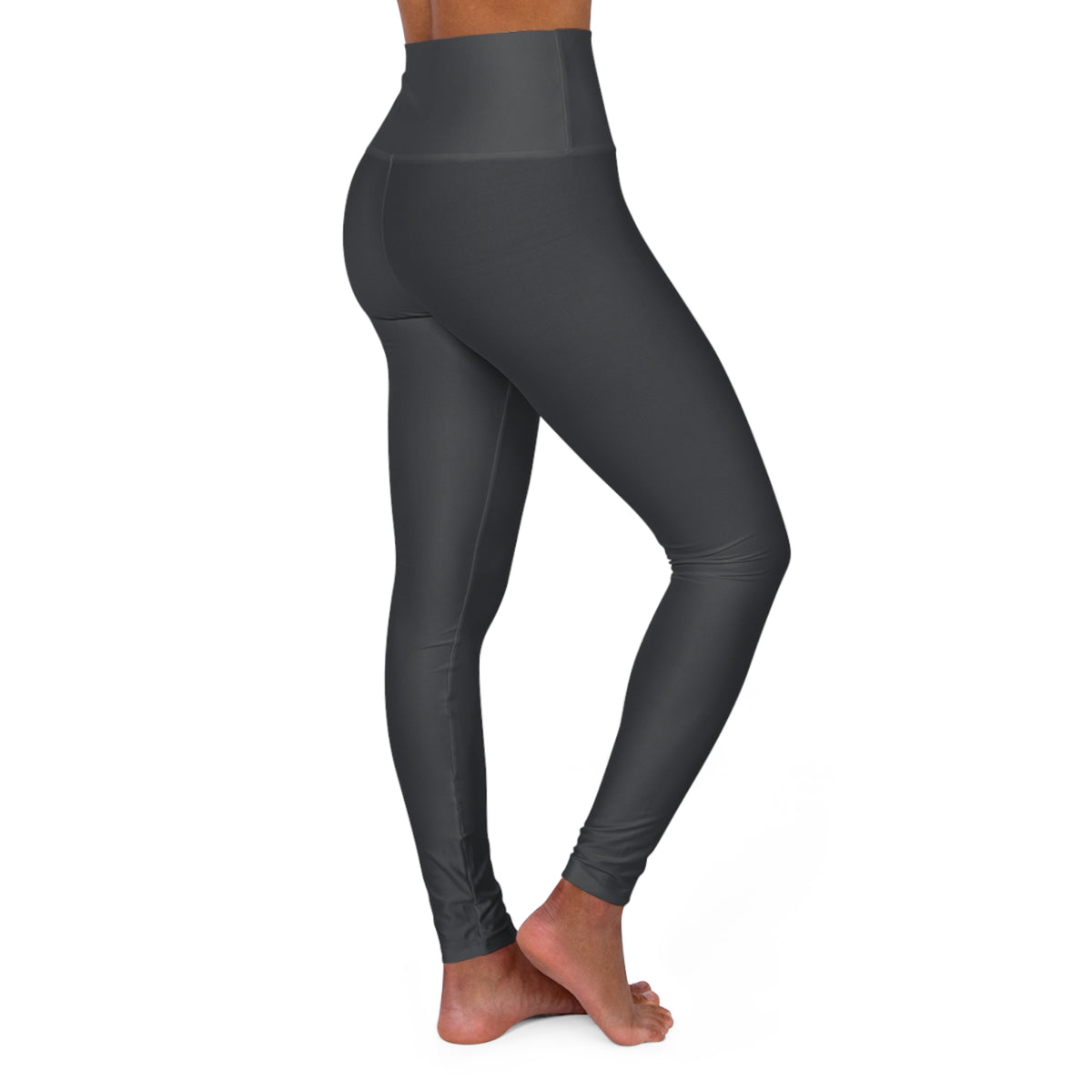Charcoal Grey Essential High-Waisted Yoga Leggings