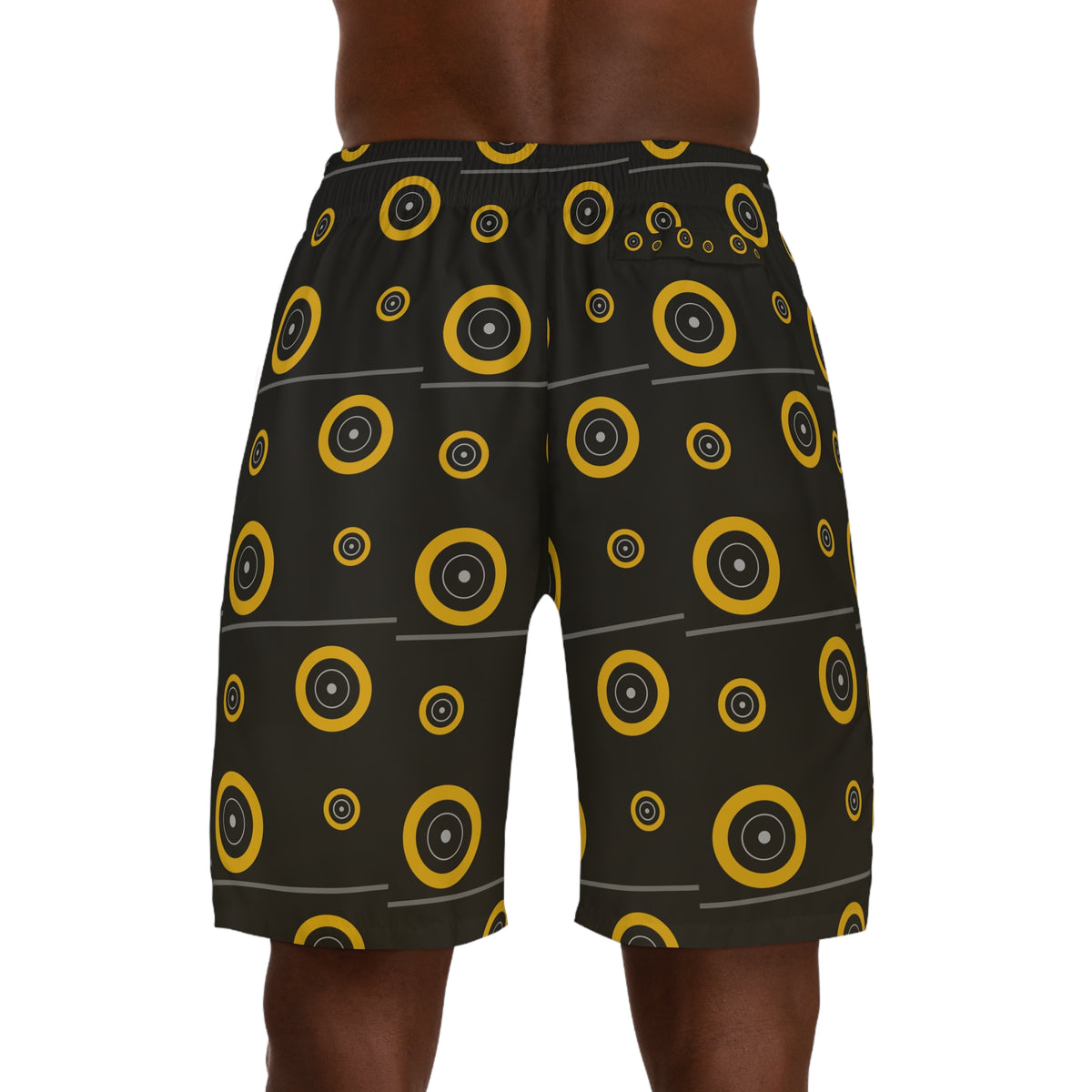 Training & Gym Gold Rush Iron Plate Men's Athletic Shorts with Pockets