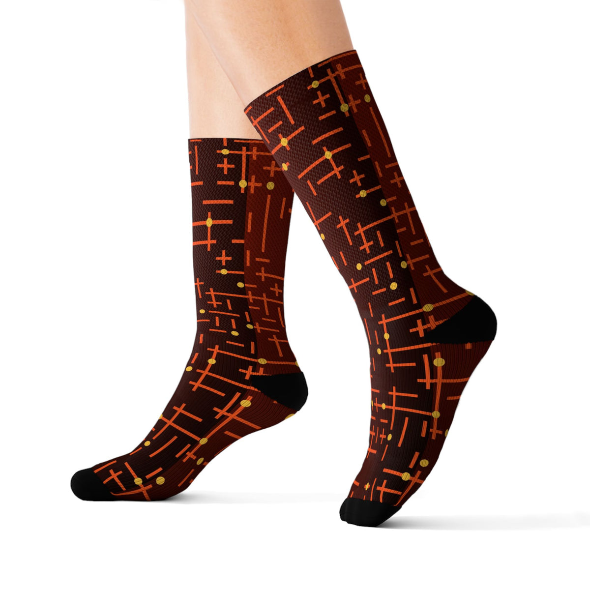 Ember Circuit Athletic Crew Socks
