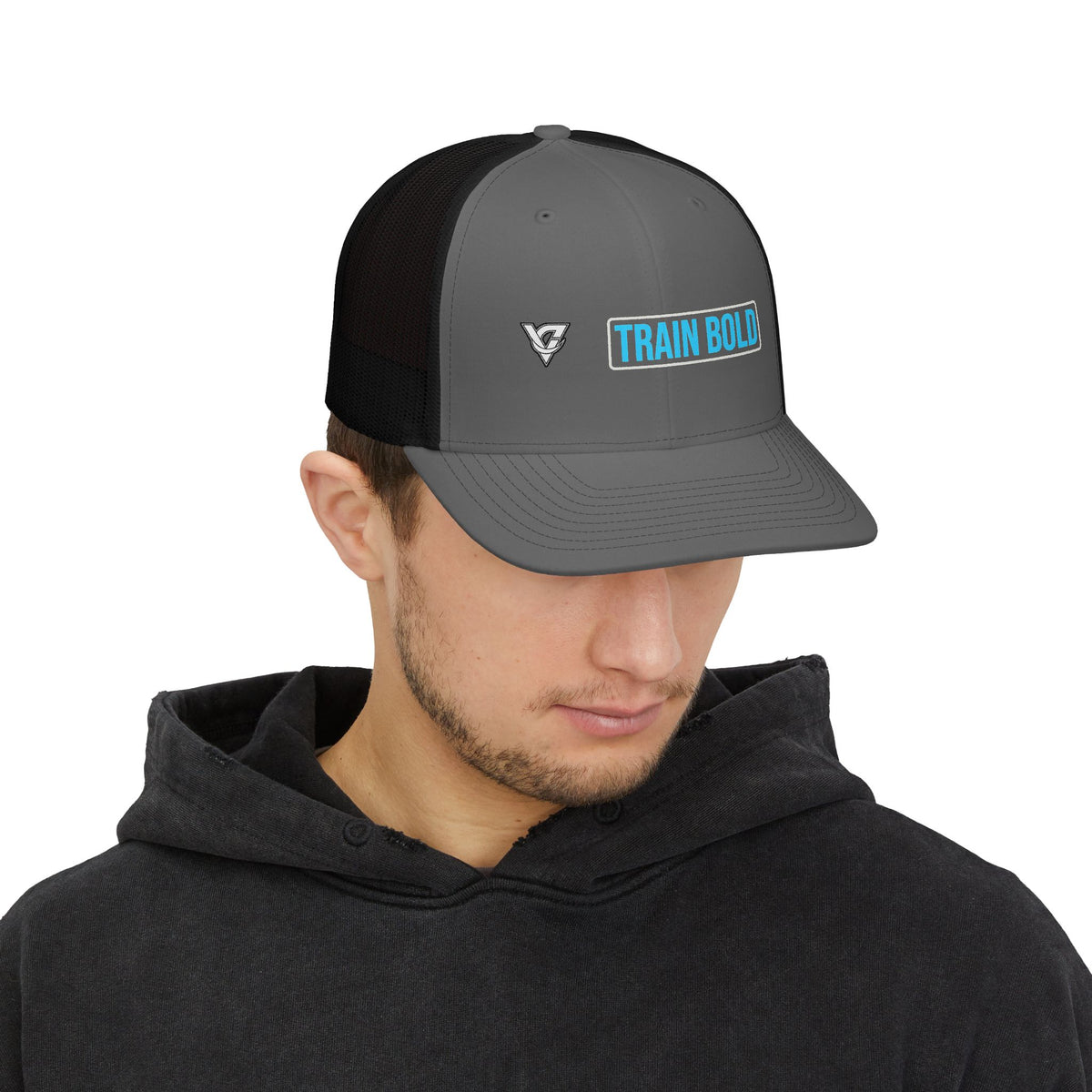 Train Bold Trucker Cap — Vantacore Snapback Hat