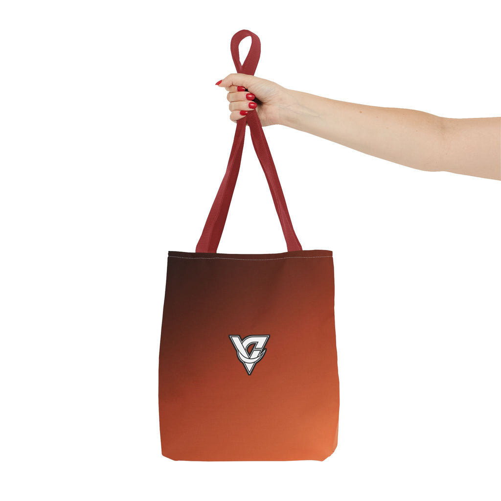 Terracotta Ombre Tote Bag — All-Over Print Gym & Everyday Tote
