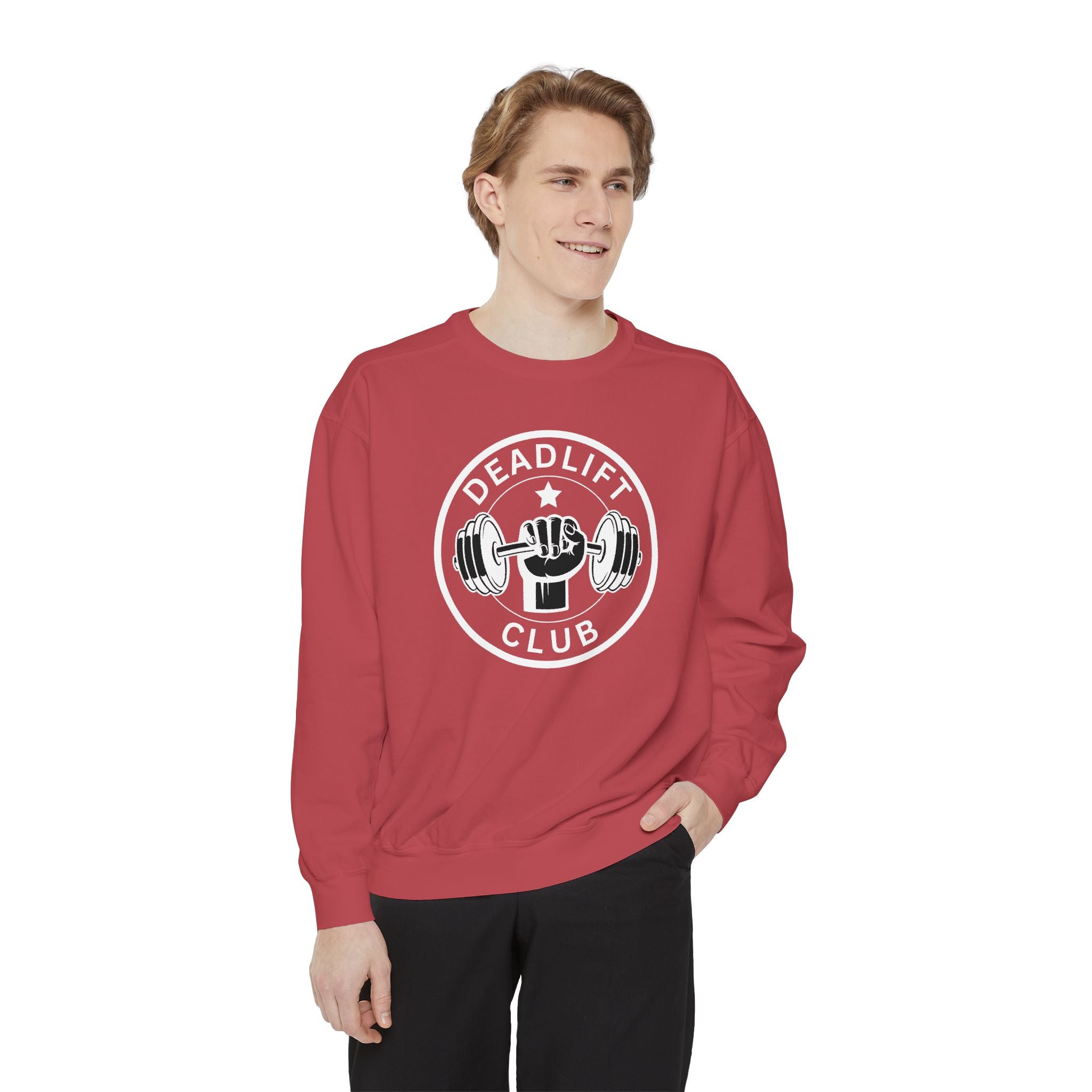 Deadlift Club Sweatshirt | Vintage Weightlifting Crewneck
