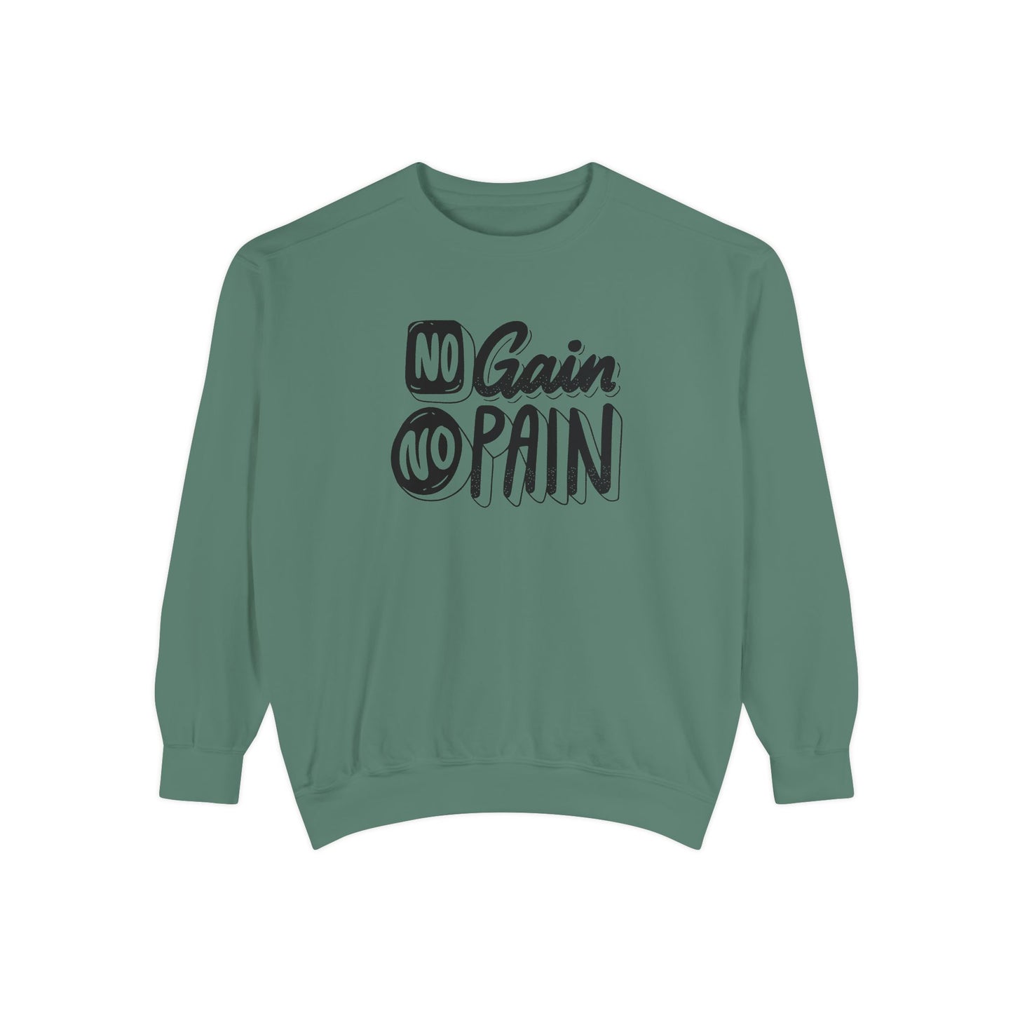 No Gain No Pain Sweatshirt | Motivational Fitness Crewneck