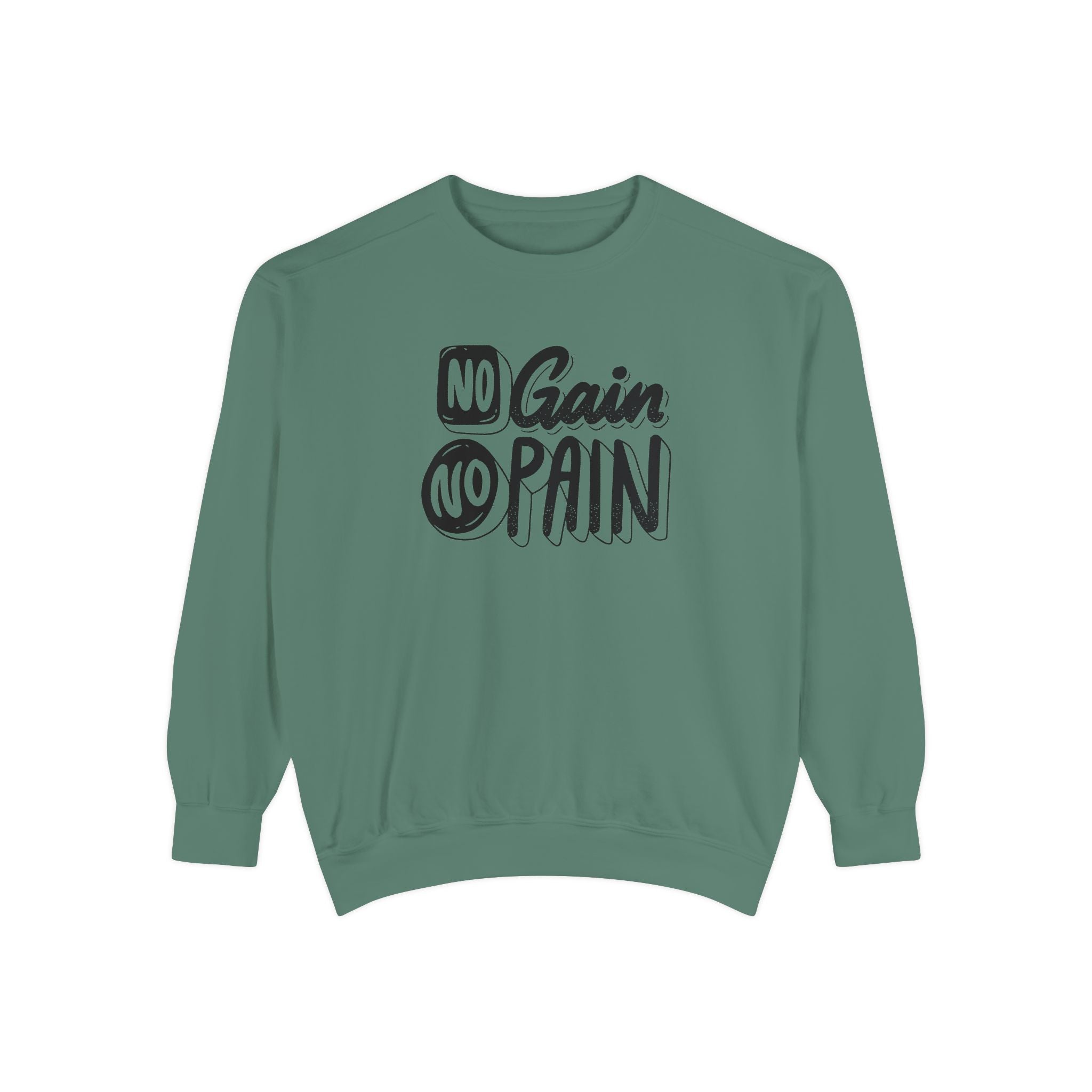No Gain No Pain Sweatshirt | Motivational Fitness Crewneck