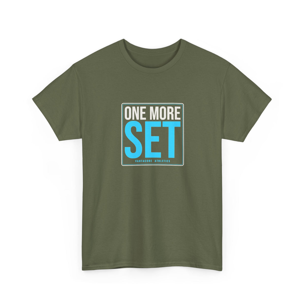 One More Set | Men's Graphic Gym T-Shirt