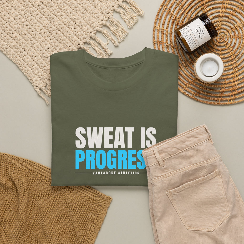 Sweat Is Progress | Men's Graphic Gym T-Shirt