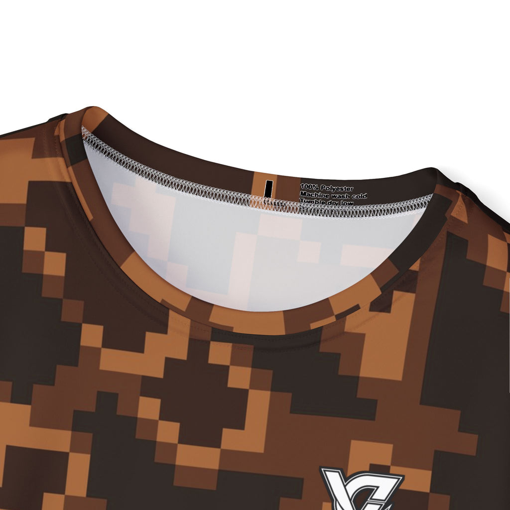 Chestnut Digital Camo Multipurpose Athletic Shirt