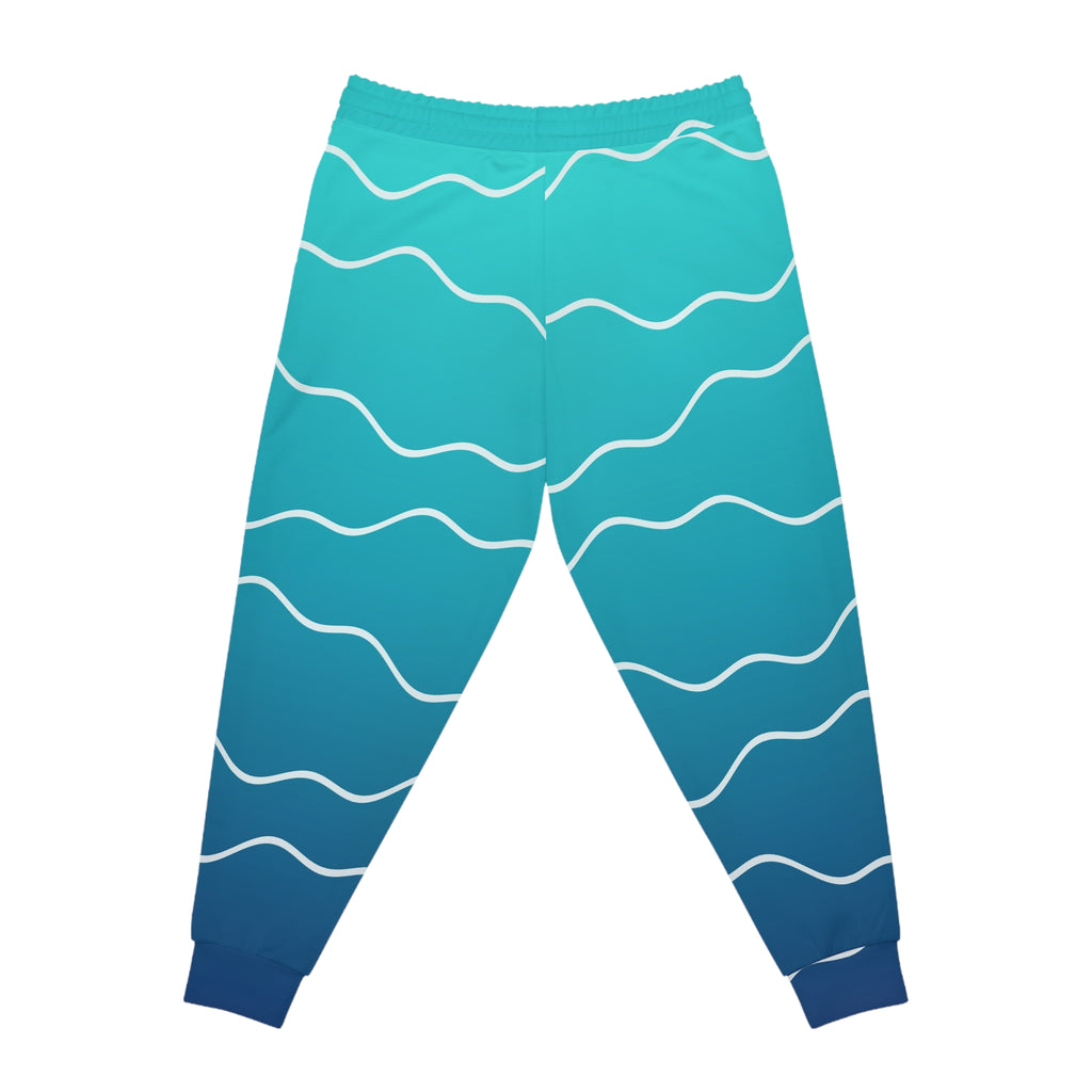 Women's Ocean Ombre Joggers – Colorful All-Over Print Athletic Jogger Pants