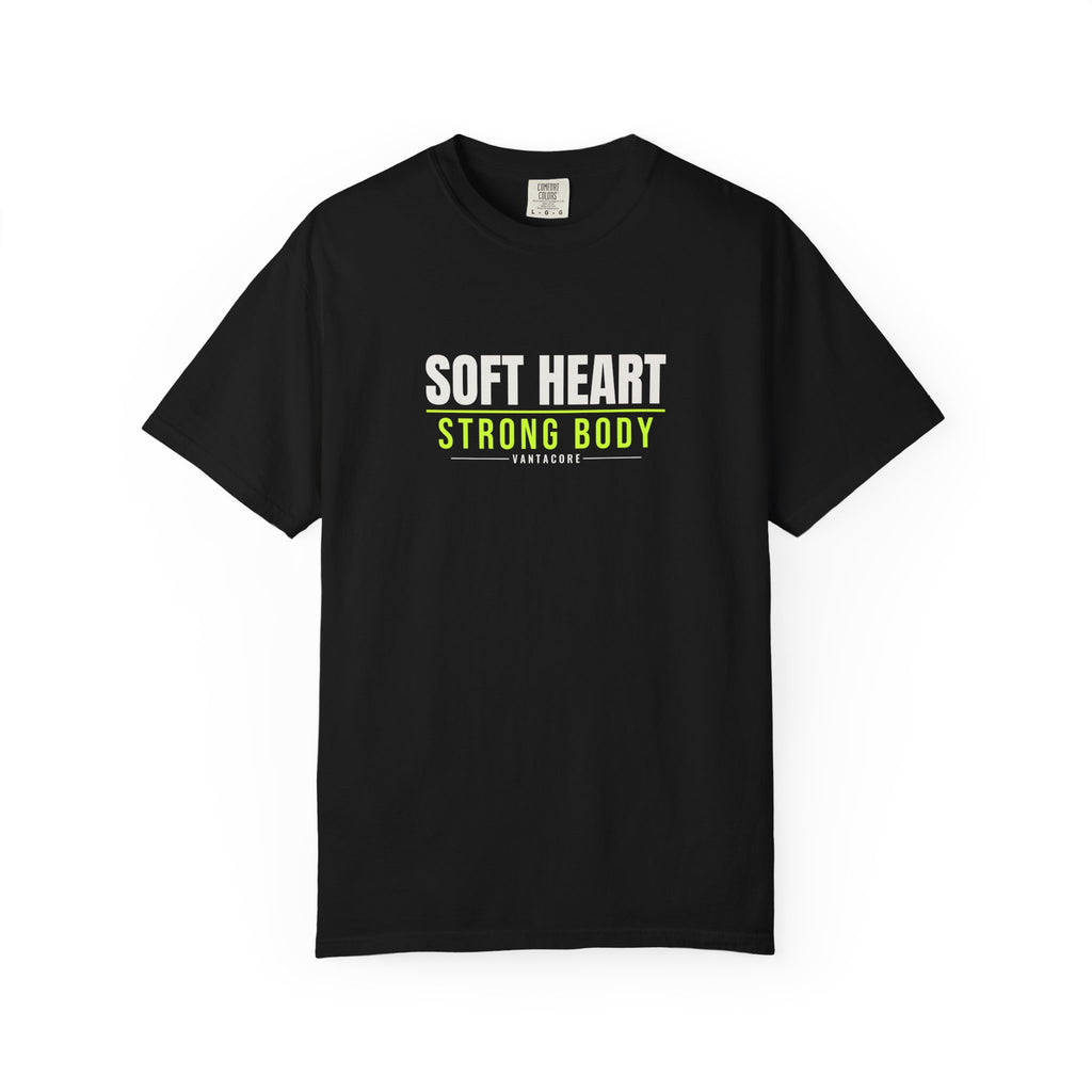Soft Heart Strong Body | Women's Garment-Dyed Graphic Tee