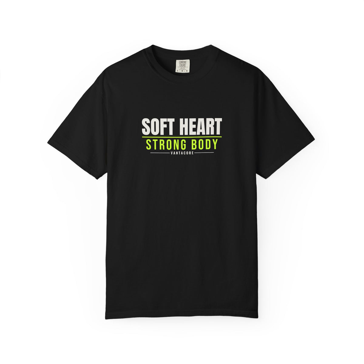 Soft Heart Strong Body | Women's Garment-Dyed Graphic Tee