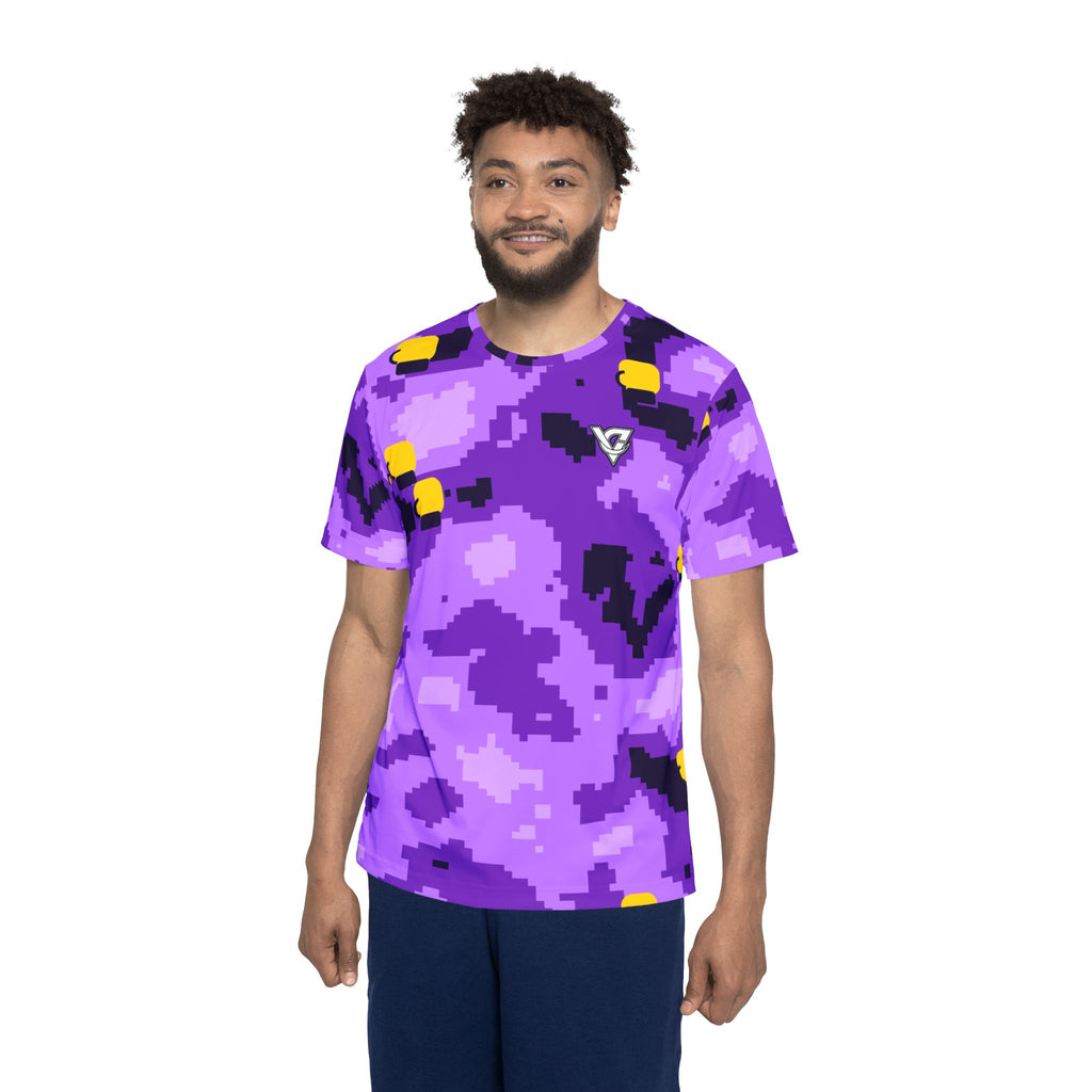 Combat Sports Ultra Grape Pixel Camo Men's Sports Jersey
