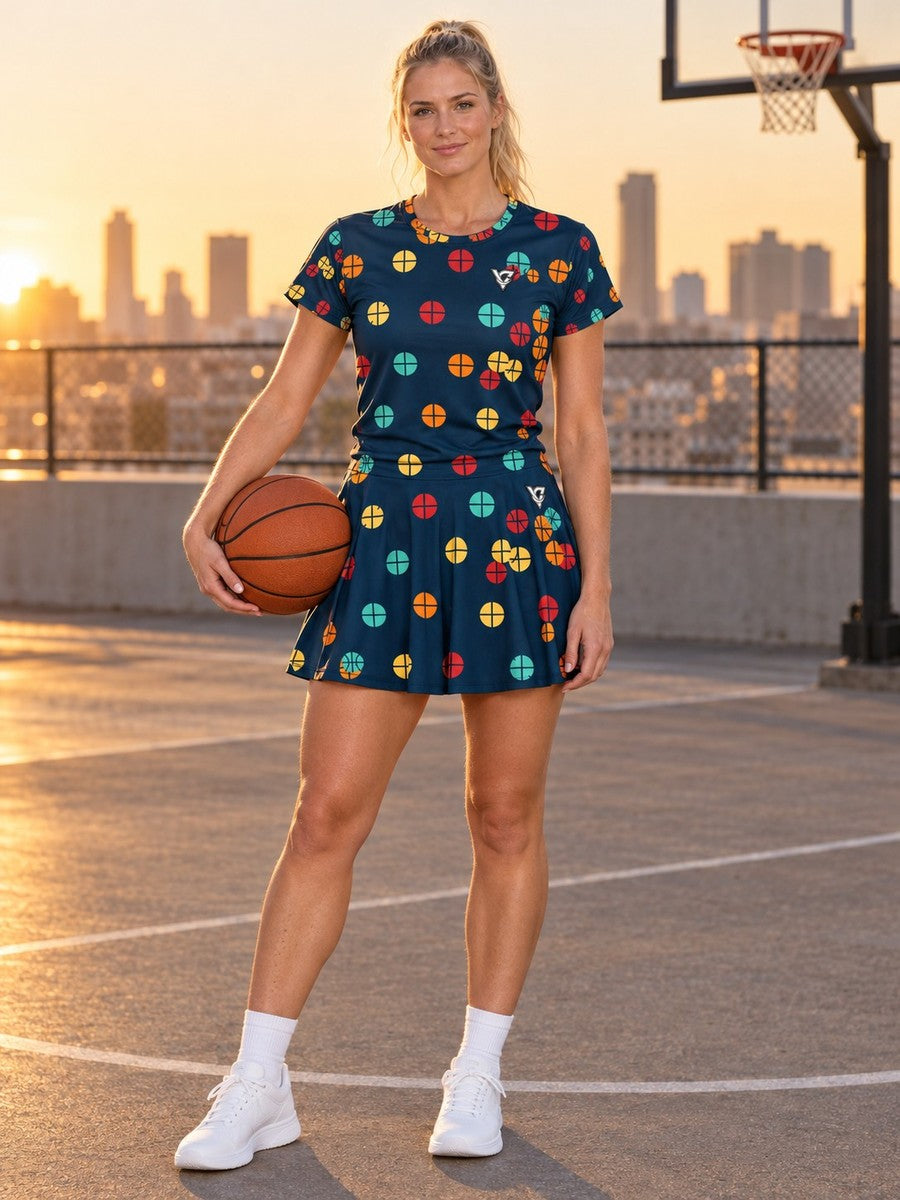 Basketball Tropic Heat Icon Storm Women's Sports Jersey - front view