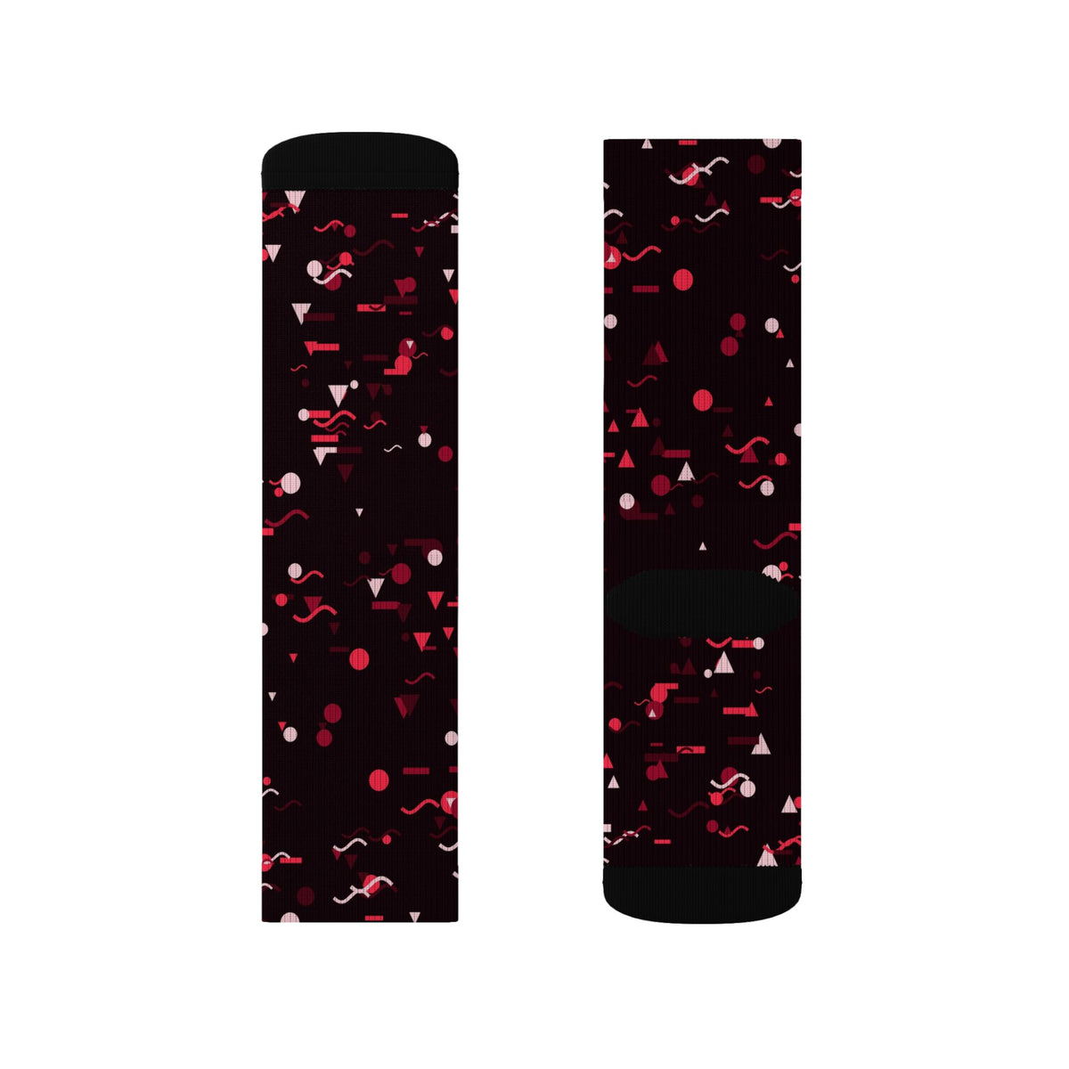 Cherry Confetti Athletic Crew Socks