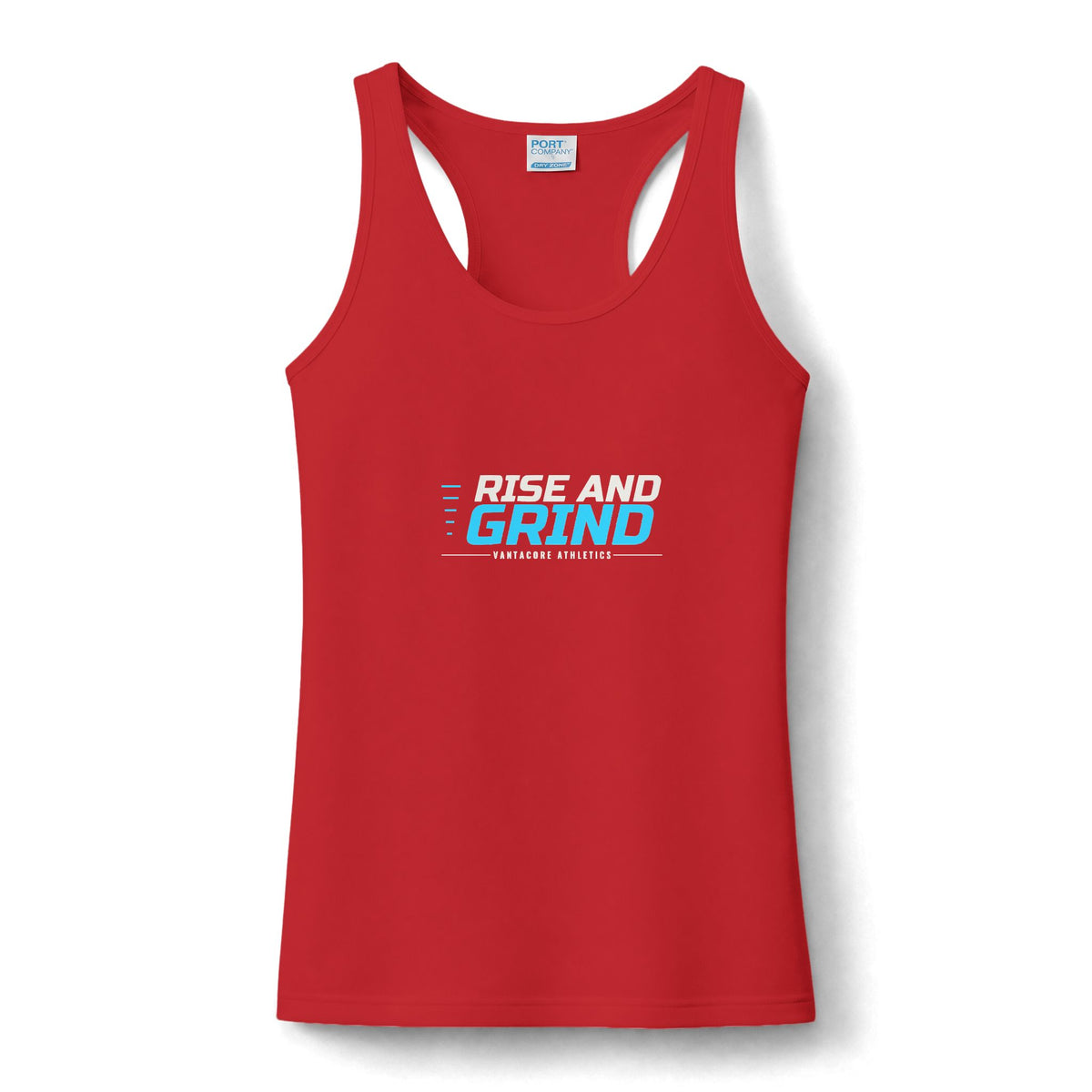 Rise And Grind | Women's Performance Racerback Tank