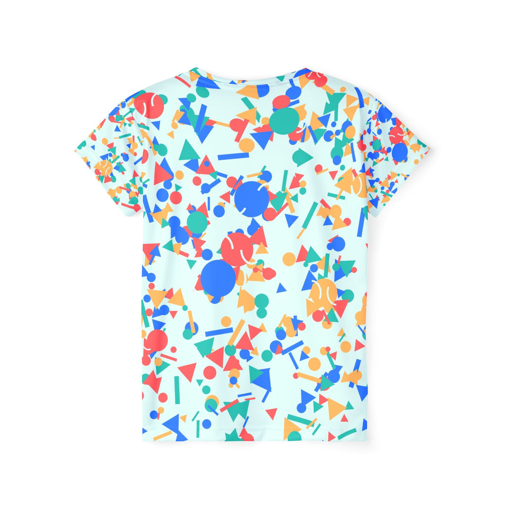 Tennis Sea Glass Confetti Pop Women's Sports Jersey