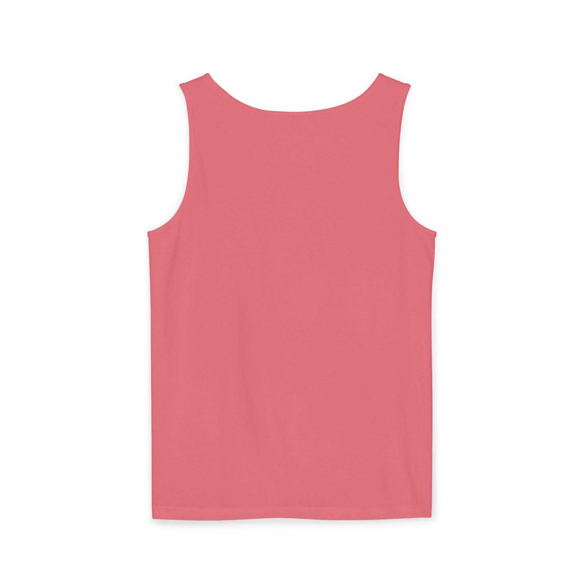 Minimal Geometric Triangle Logo Tank Top | Chest Emblem