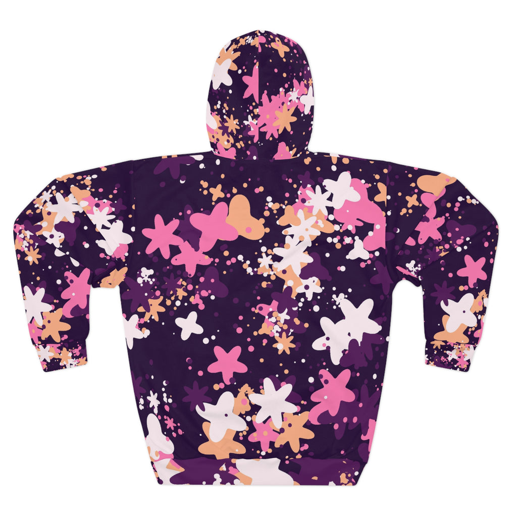 Pink Splatter Women's Pullover Hoodie