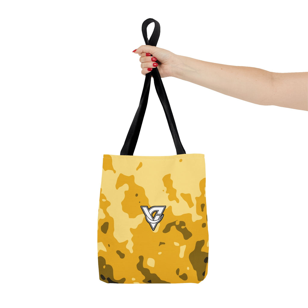 Mustard Magma Tote Bag — All-Over Print Gym & Everyday Tote