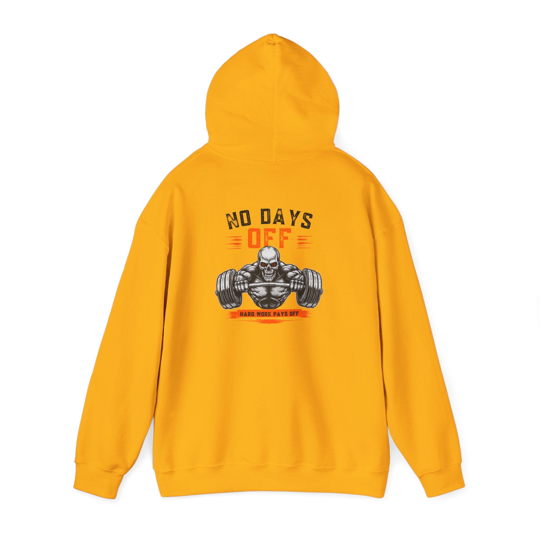 No Days Off | Heavy Hooded Sweatshirt