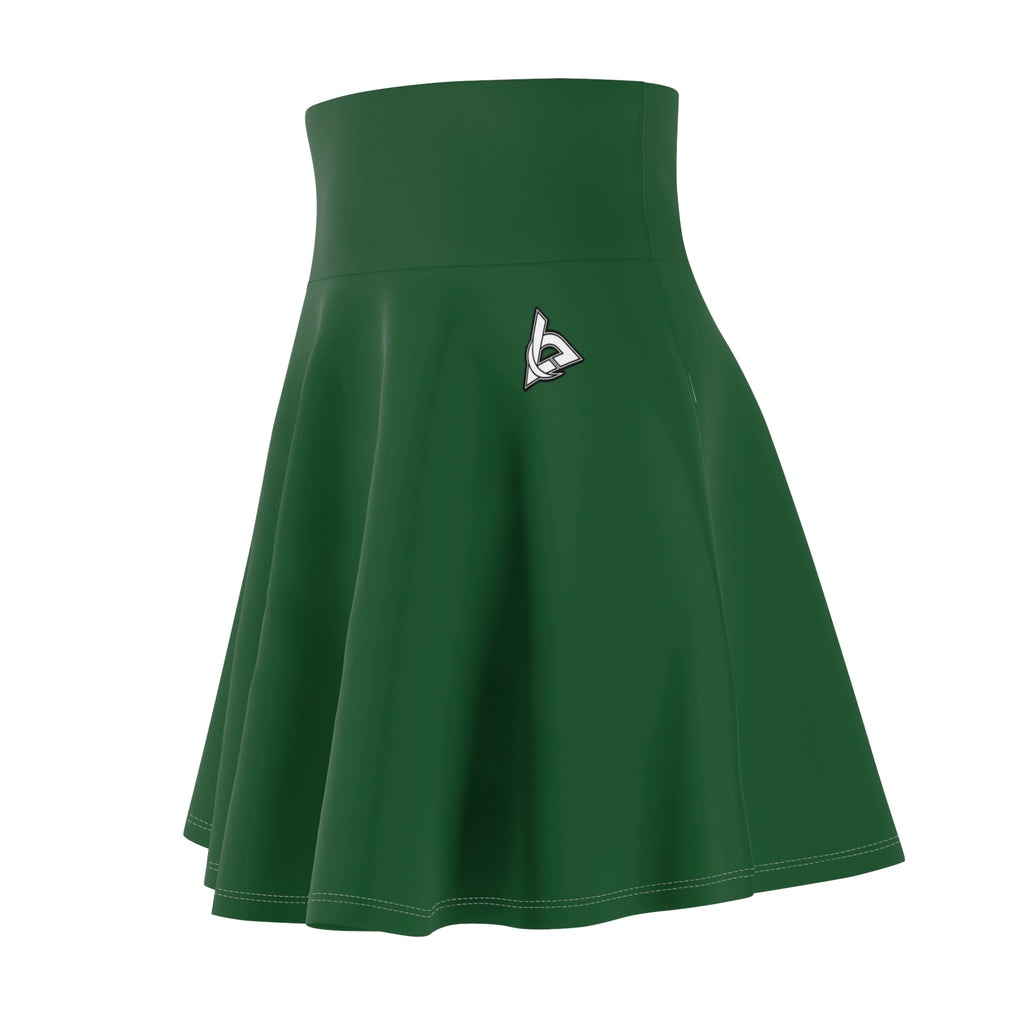 Vantacore Solid Forest Green Women's Athletic Skater Skirt