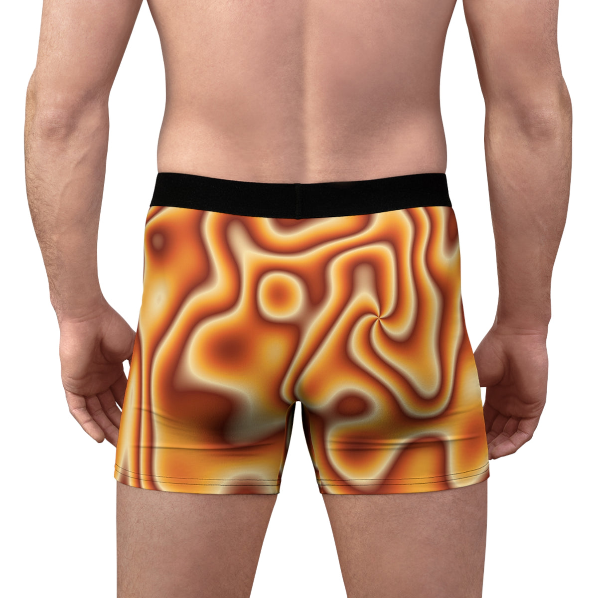 Golden Hour Tie-Dye Men's Boxer Briefs — Performance Underwear