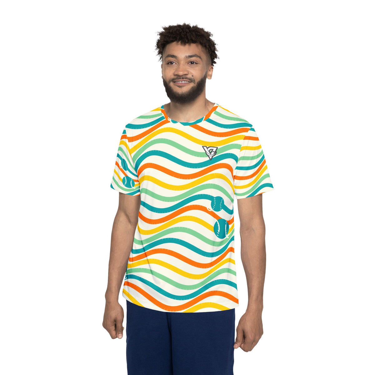 Baseball & Softball Citrus Pop Wave Rider Men's Sports Jersey