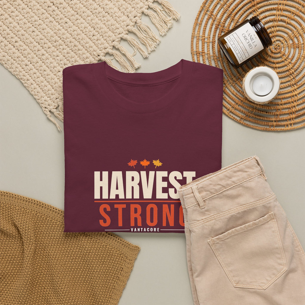 Harvest Strong | Men's Graphic Gym T-Shirt