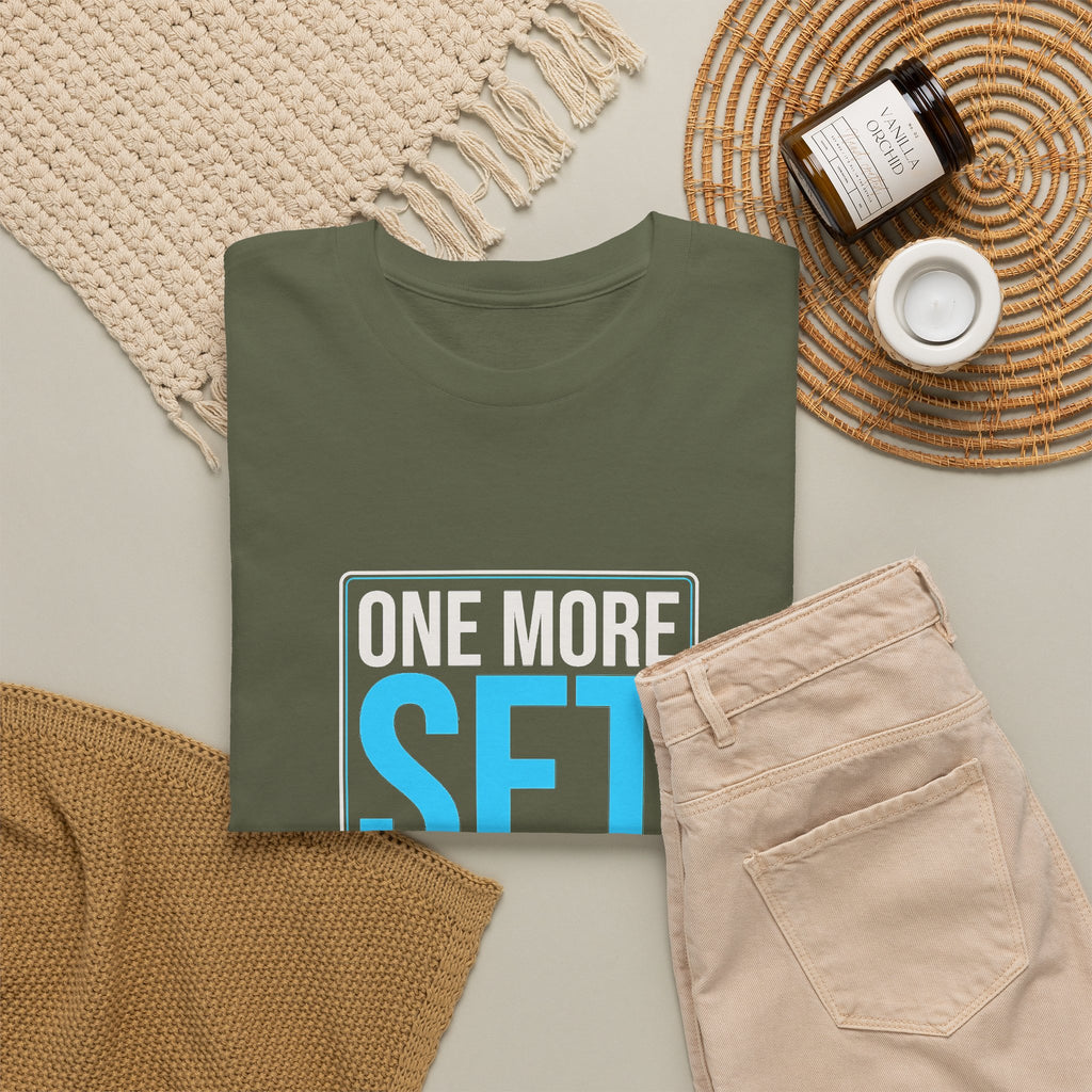 One More Set | Men's Graphic Gym T-Shirt