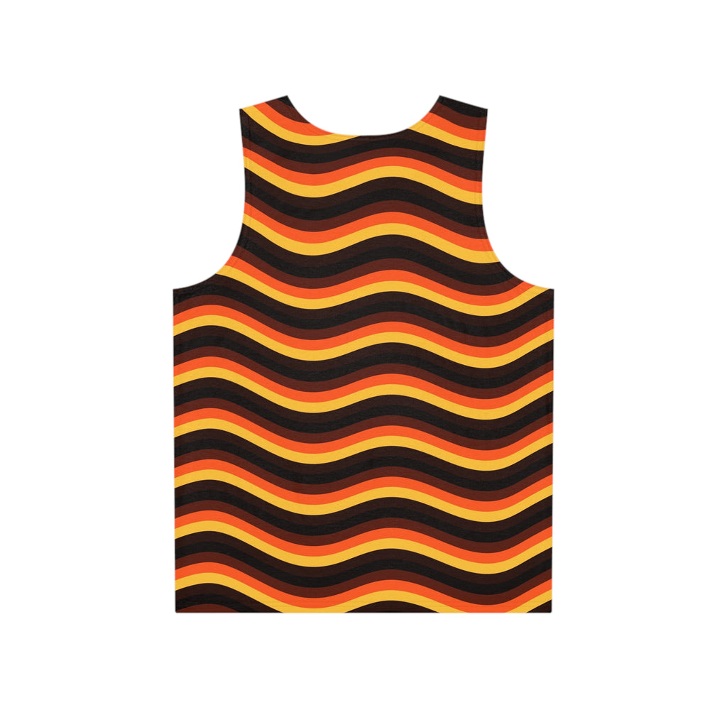 Bonfire Wave Men's Athletic Tank
