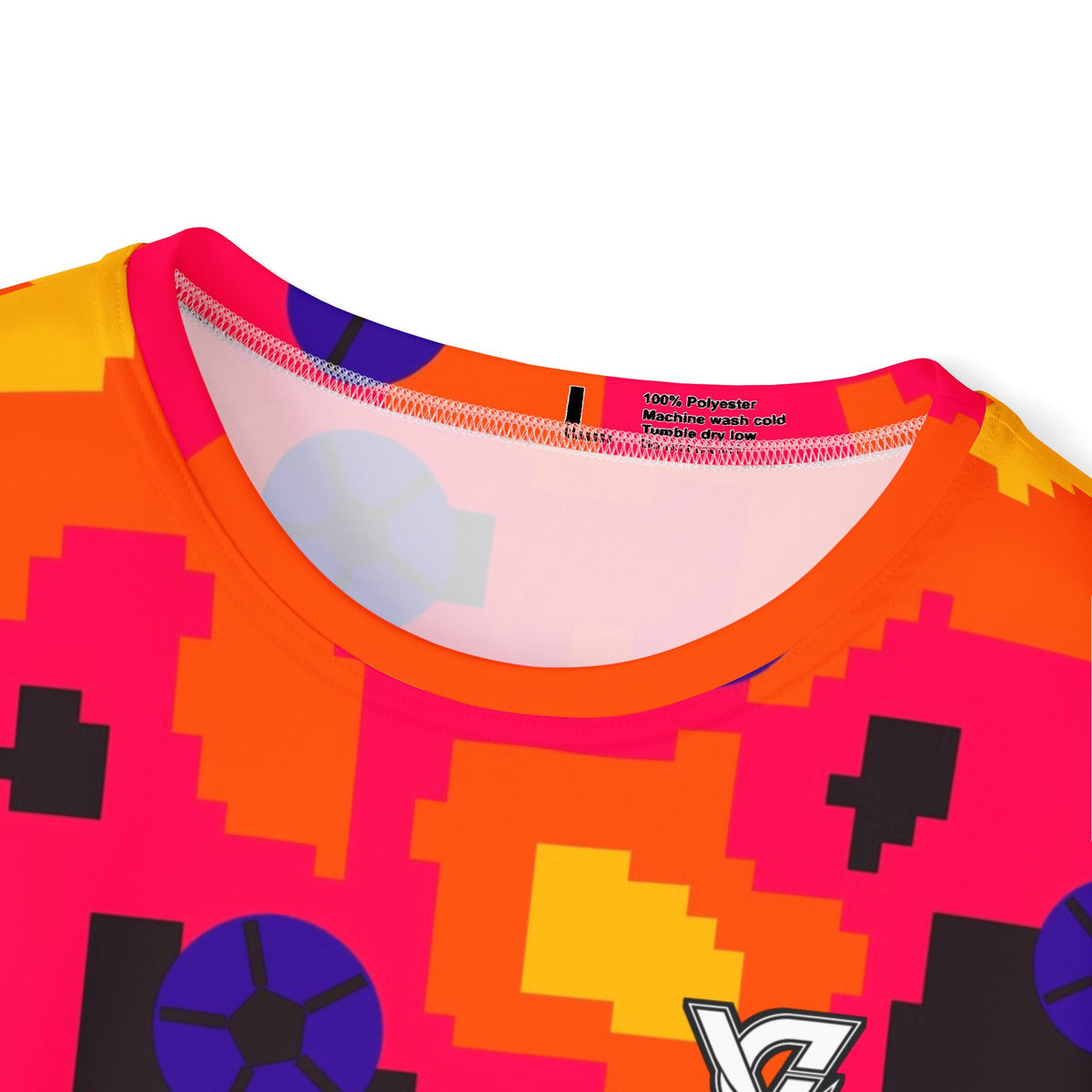 Soccer Hot Lava Pixel Camo Men's Sports Jersey